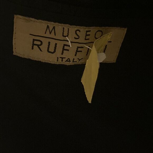 MUSEO Riffini Mens Black Pin Stripped Blazer.  Made in Italy - Picture 3 of 4